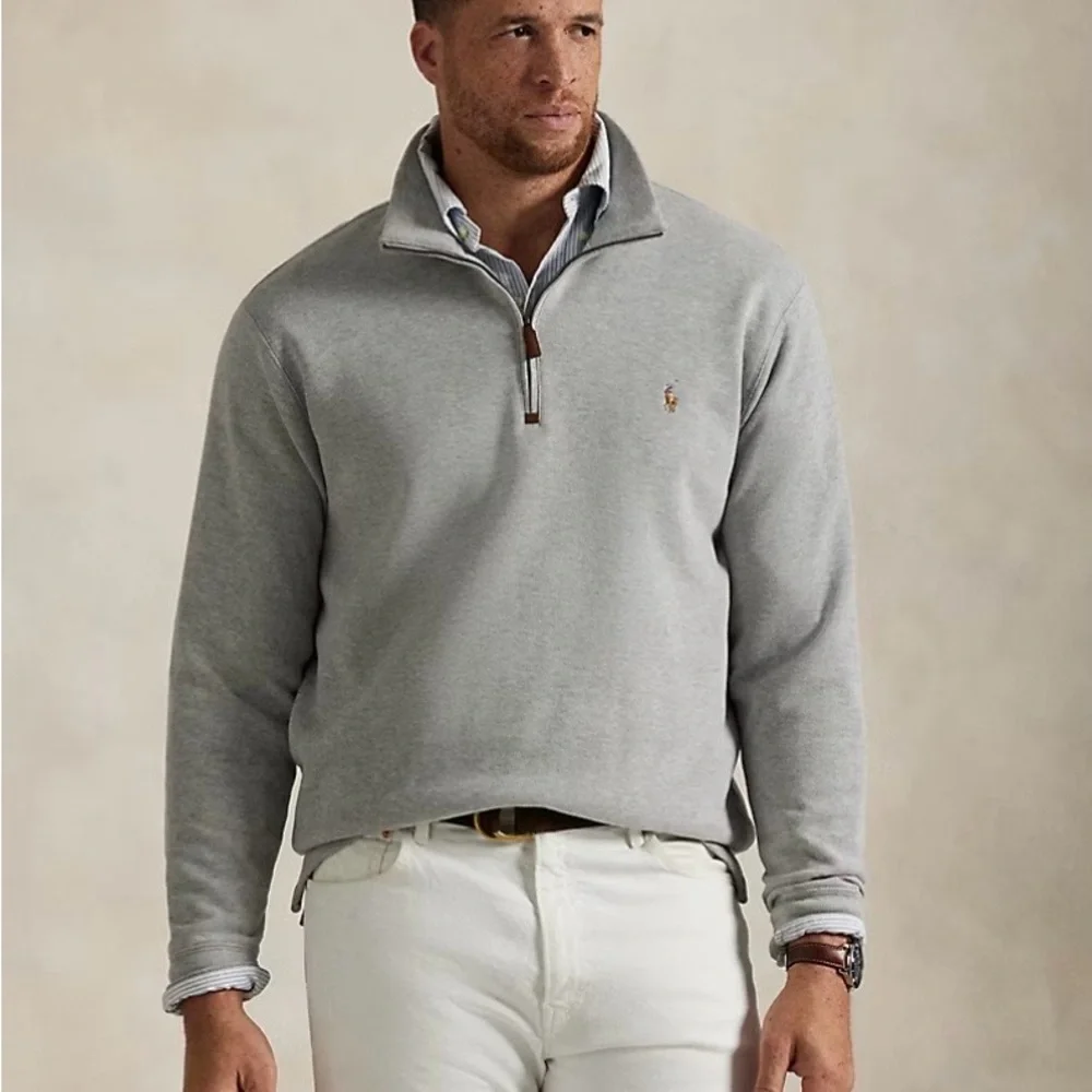 Polo Ralph Lauren Estate-Rib Quarter-Zip Pullover